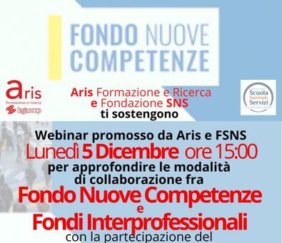 FONDO NUOVE COMPETENZE PER TRANSIZIONE ECOLOGICA