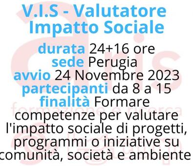 VALUTATORE IMPATTO SOCIALE