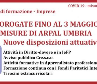 ARPAL UMBRIA - NEWS COVID-19