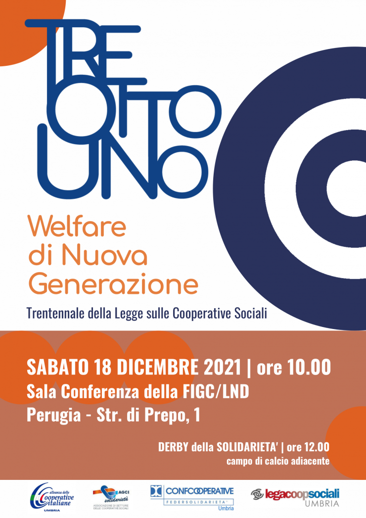 DERBY DELLA SOLIDARIETÀ TRA COOP SOCIALI DI TERNI E PERUGIA