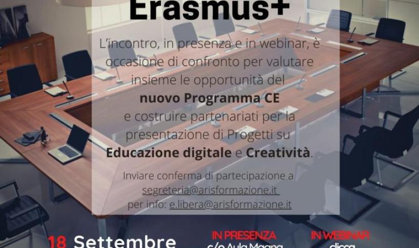 “CORRIGENDUM TO THE ERASMUS+” - 18/09/2020 ORE 10:30