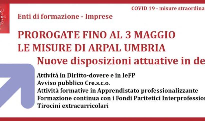 ARPAL UMBRIA - NEWS COVID-19